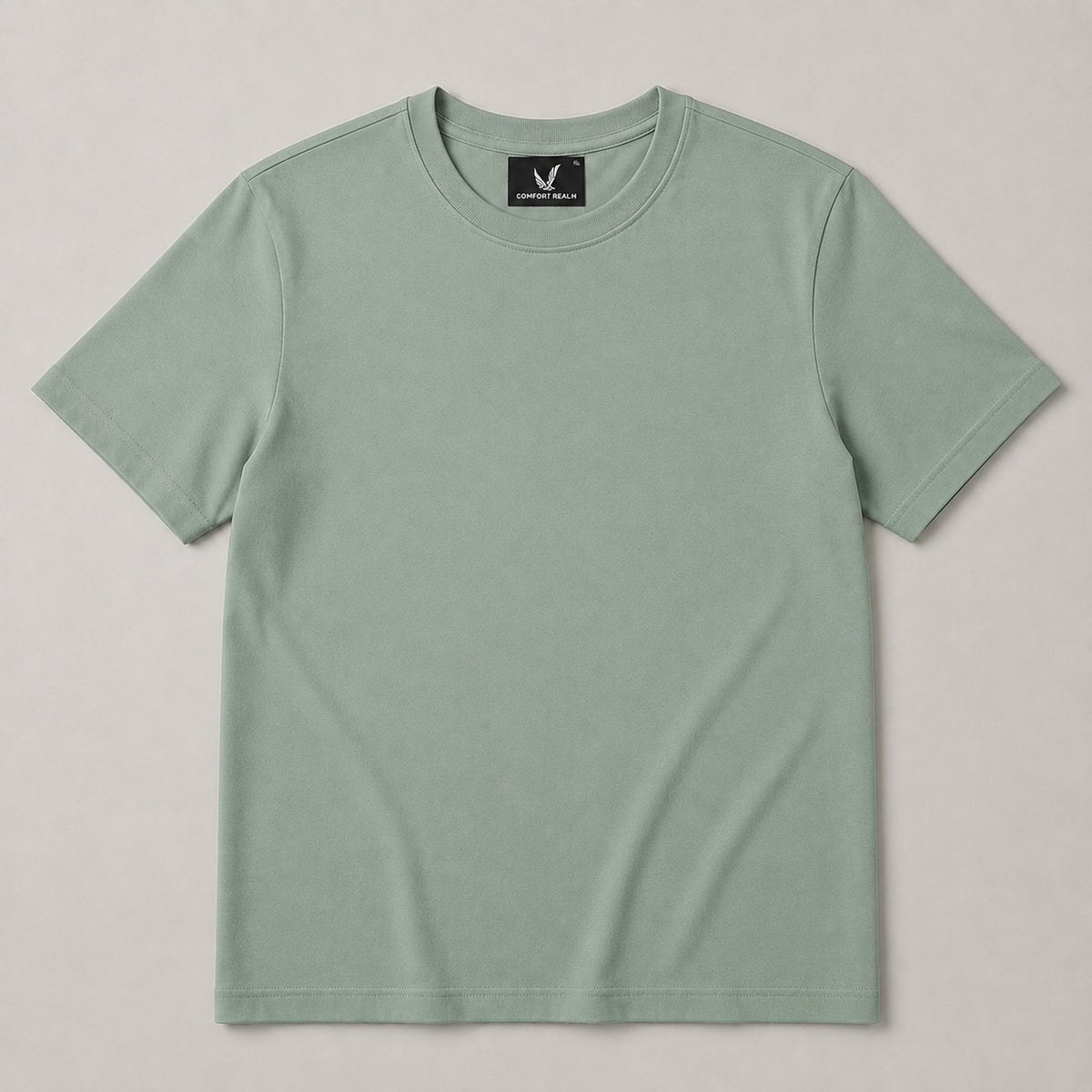 Crew Neck T-Shirt - Sage