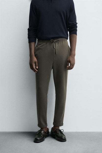 Basic Trousers - Olive