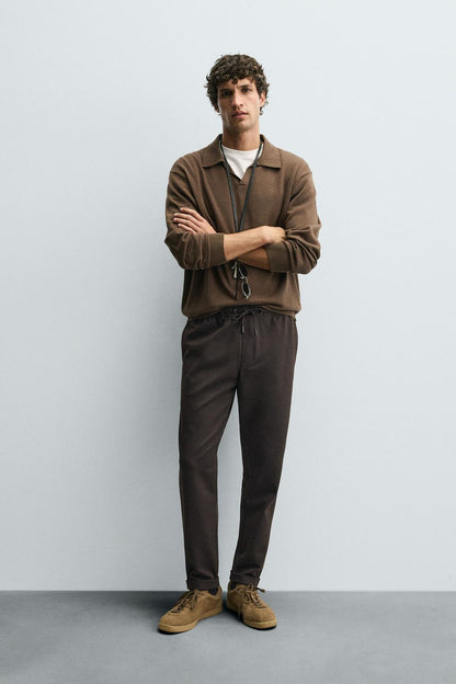 Basic Trousers - Chocolate