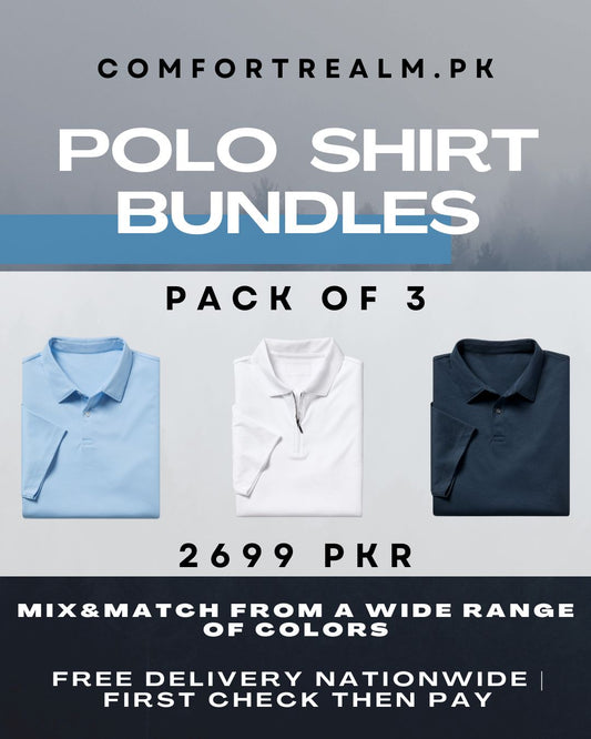 Pack of 3 - Basic Polo