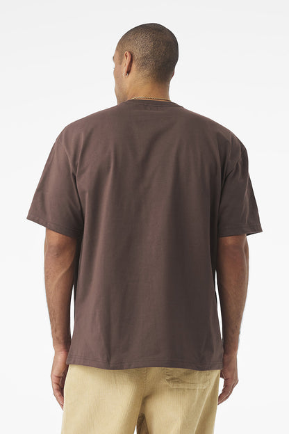 Drop Shoulder Oversized T-Shirt - Chocolate