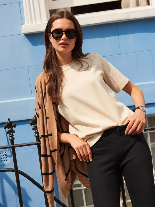 Crew Neck T-Shirt - Ivory