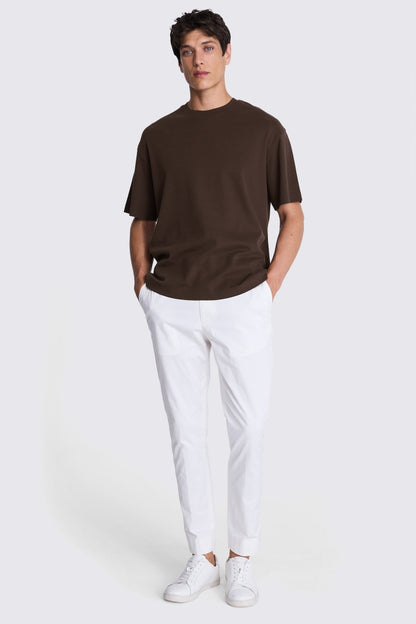 Drop Shoulder Oversized T-Shirt - Chocolate