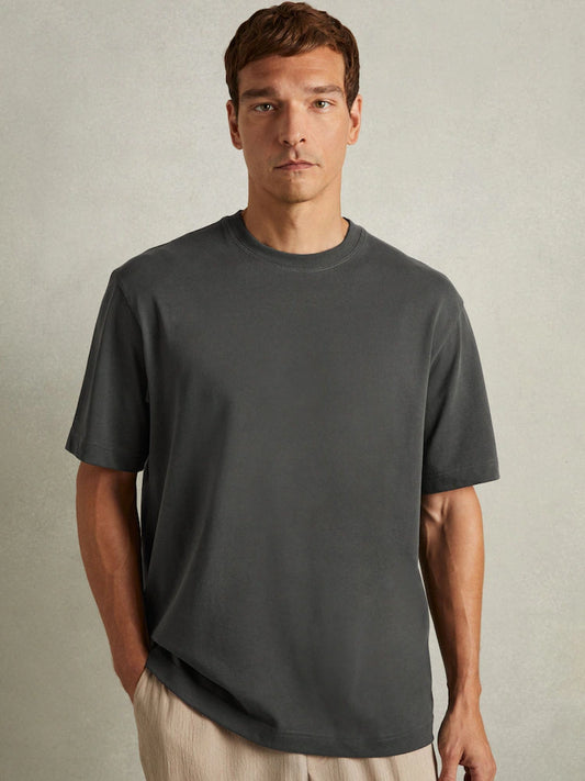 Crew Neck T-Shirt - Dark Grey