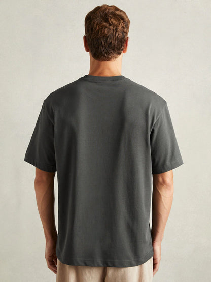 Crew Neck T-Shirt - Dark Grey