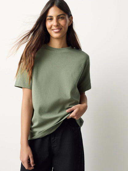 Crew Neck T-Shirt - Sage