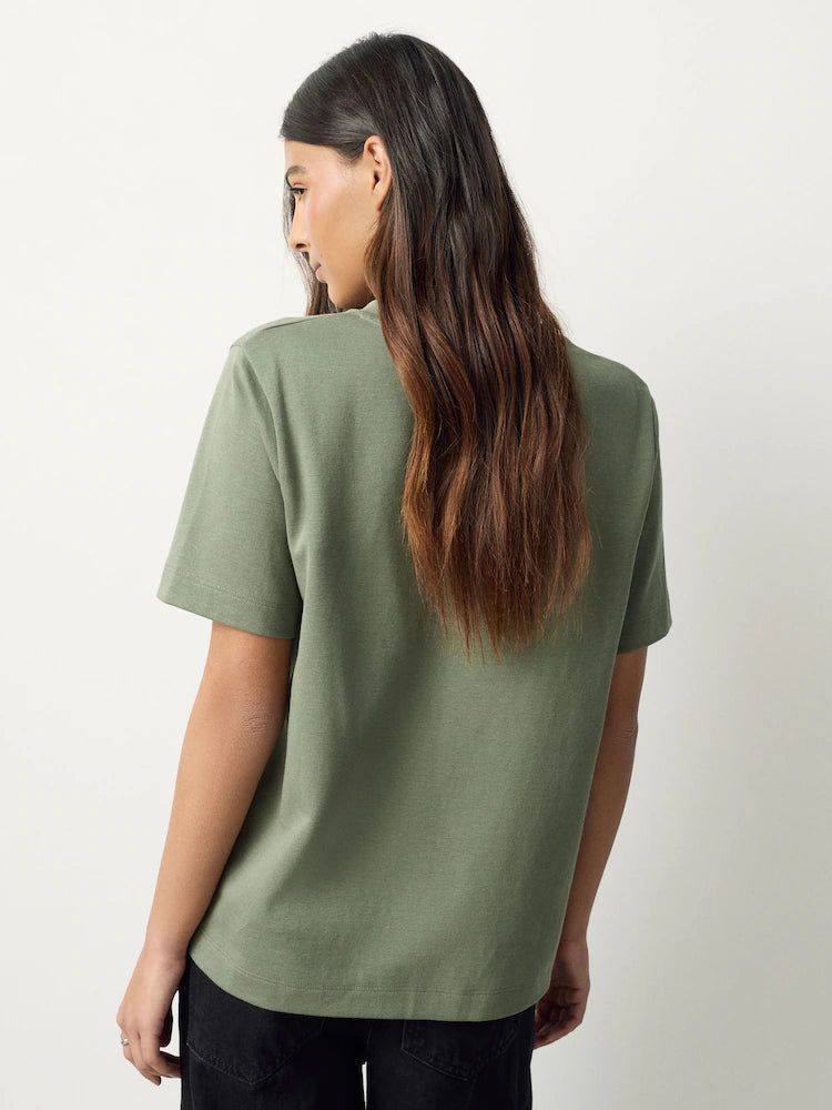 Crew Neck T-Shirt - Sage