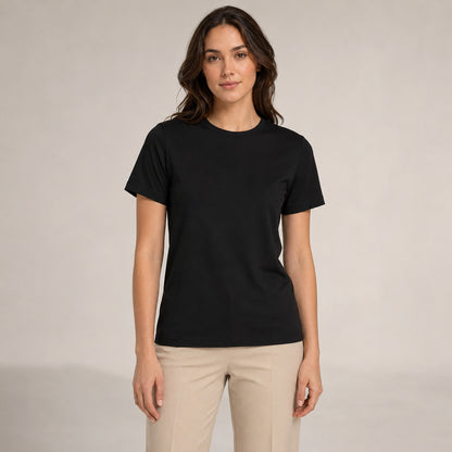 Crew Neck T-Shirt - Black