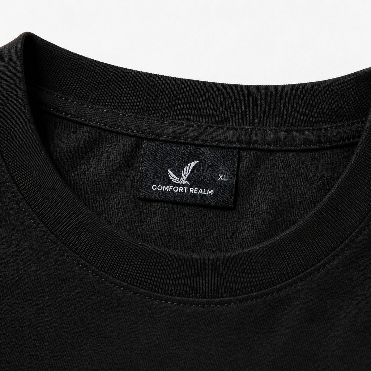 Drop Shoulder Oversized T-Shirt - Black