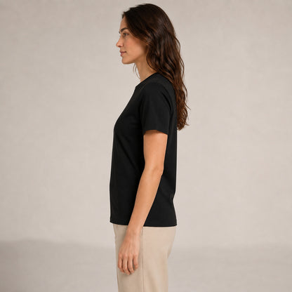 Crew Neck T-Shirt - Black