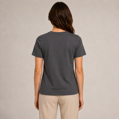 Crew Neck T-Shirt - Dark Grey