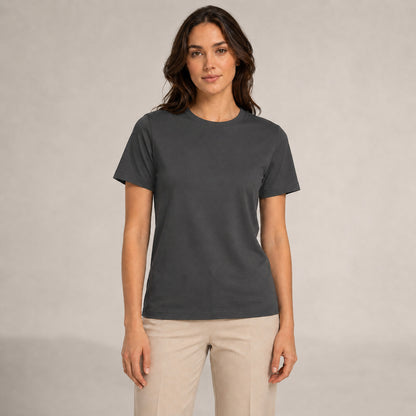 Crew Neck T-Shirt - Dark Grey