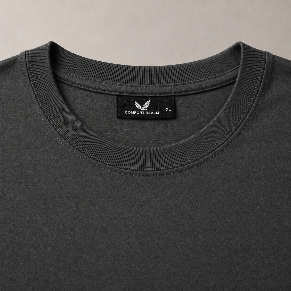 Crew Neck T-Shirt - Dark Grey