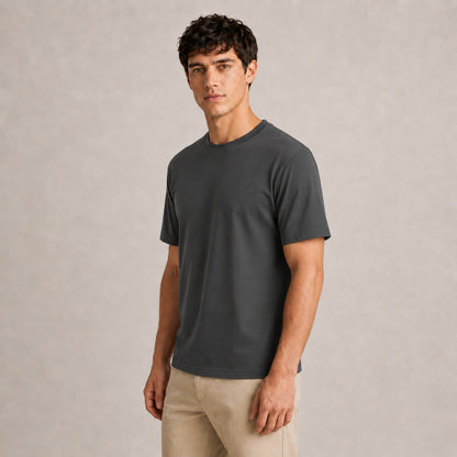 Crew Neck T-Shirt - Dark Grey
