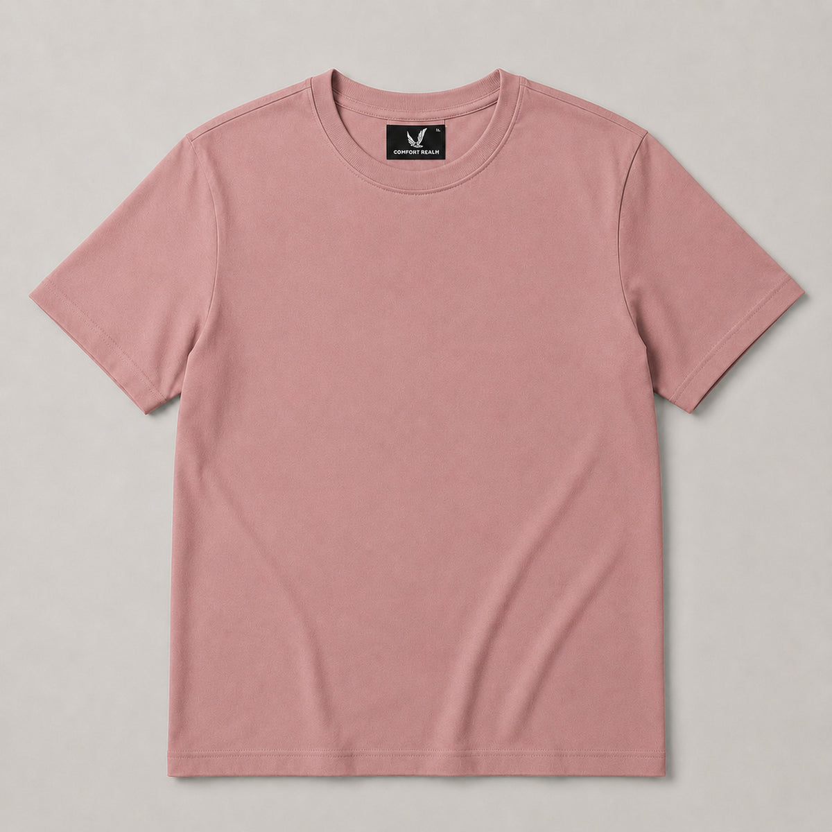 Crew Neck T-Shirt - Dusty Rose