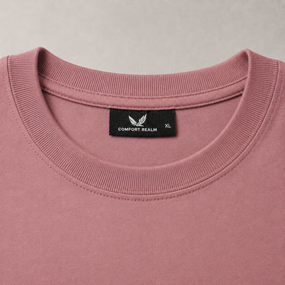 Crew Neck T-Shirt - Dusty Rose