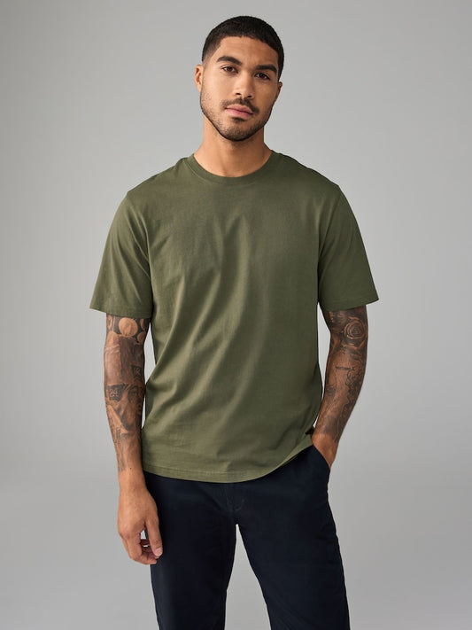 Crew Neck T-Shirt - Olive