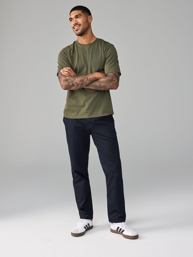 Crew Neck T-Shirt - Olive
