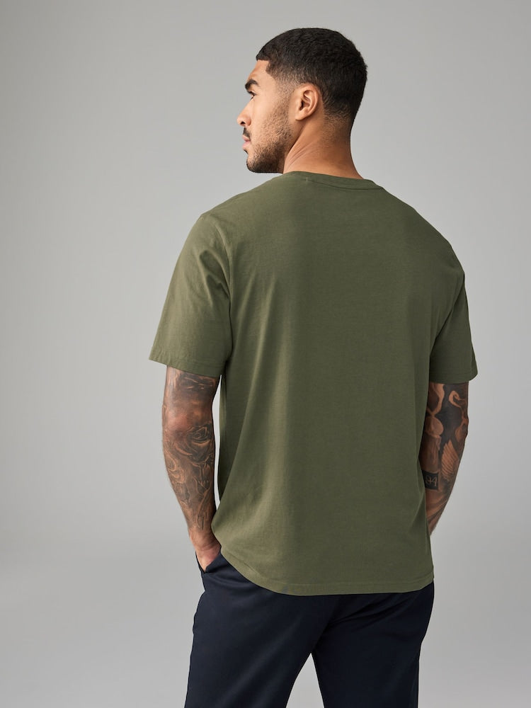 Crew Neck T-Shirt - Olive