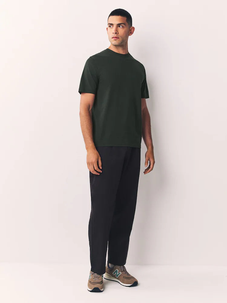 Crew Neck T-Shirt - Forest Green