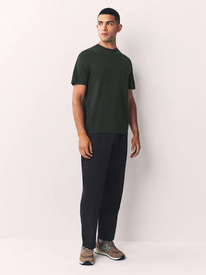 Crew Neck T-Shirt - Forest Green