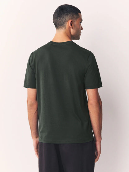 Crew Neck T-Shirt - Forest Green