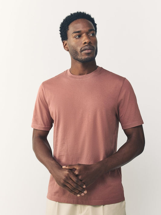 Crew Neck T-Shirt - Dusty Rose