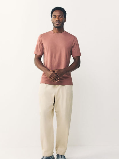 Crew Neck T-Shirt - Dusty Rose