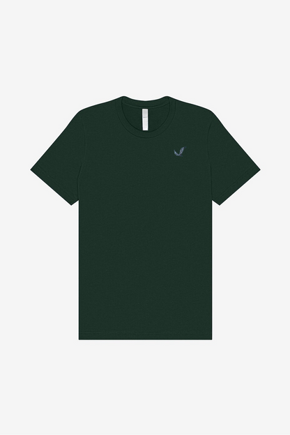Crew Neck T-Shirt - Forest Green