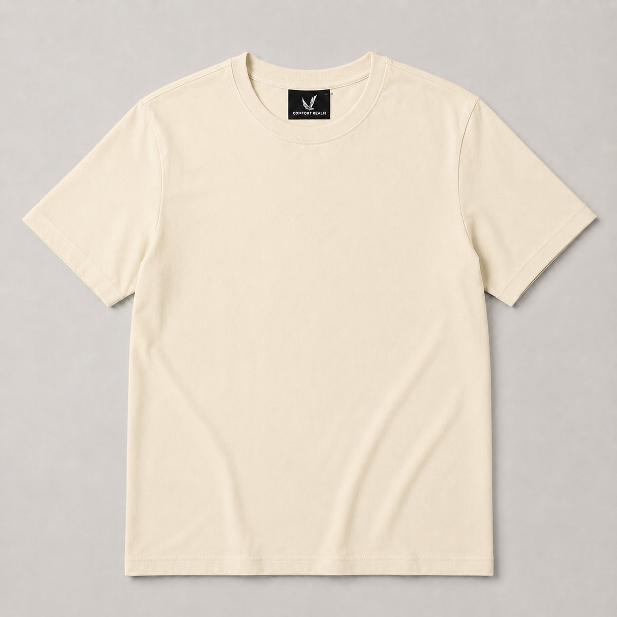 Crew Neck T-Shirt - Ivory