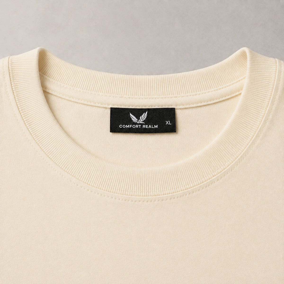Crew Neck T-Shirt - Ivory