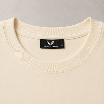 Crew Neck T-Shirt - Ivory