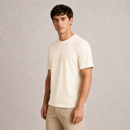 Crew Neck T-Shirt - Ivory