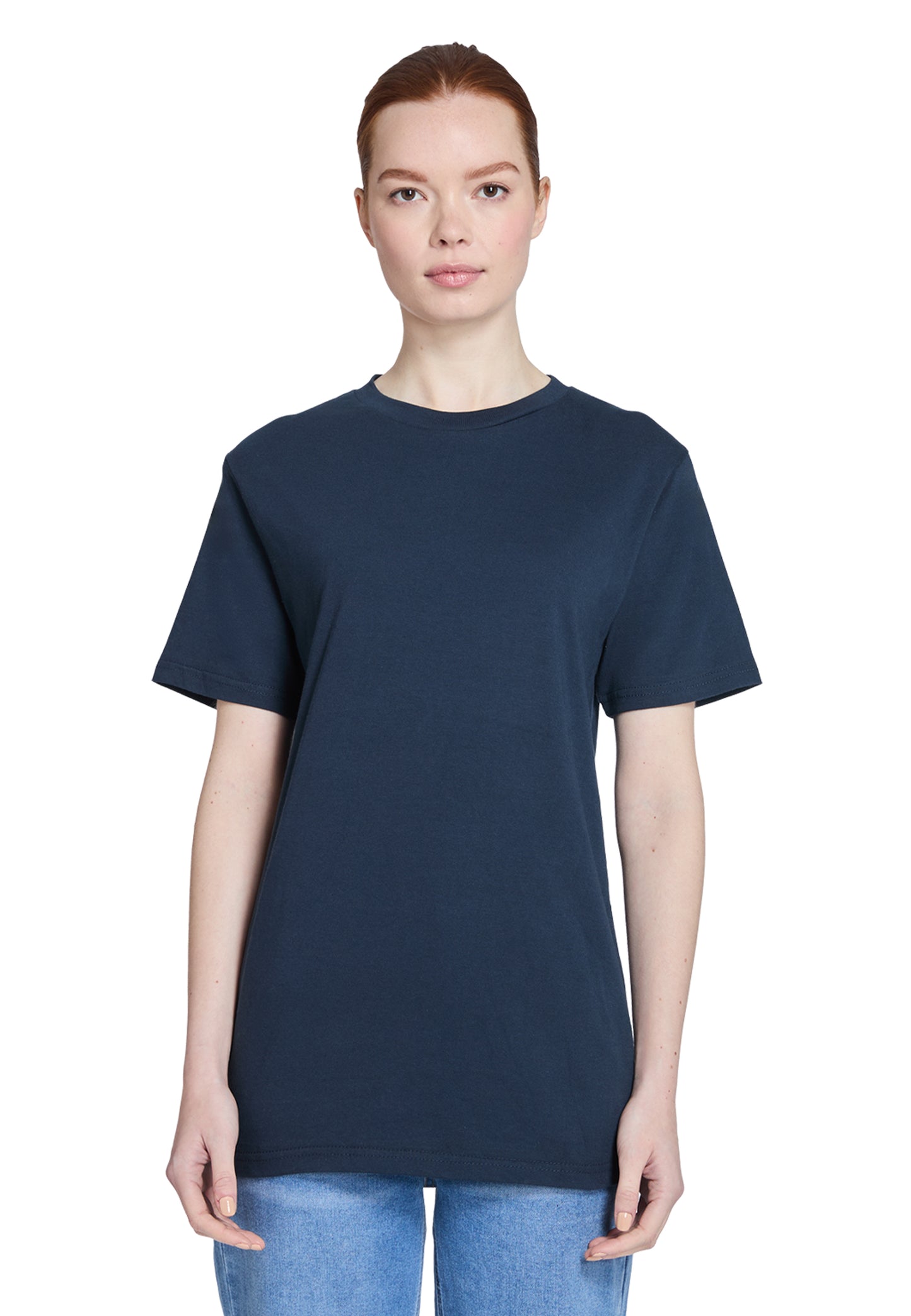 Drop Shoulder Oversized T-Shirt - Navy