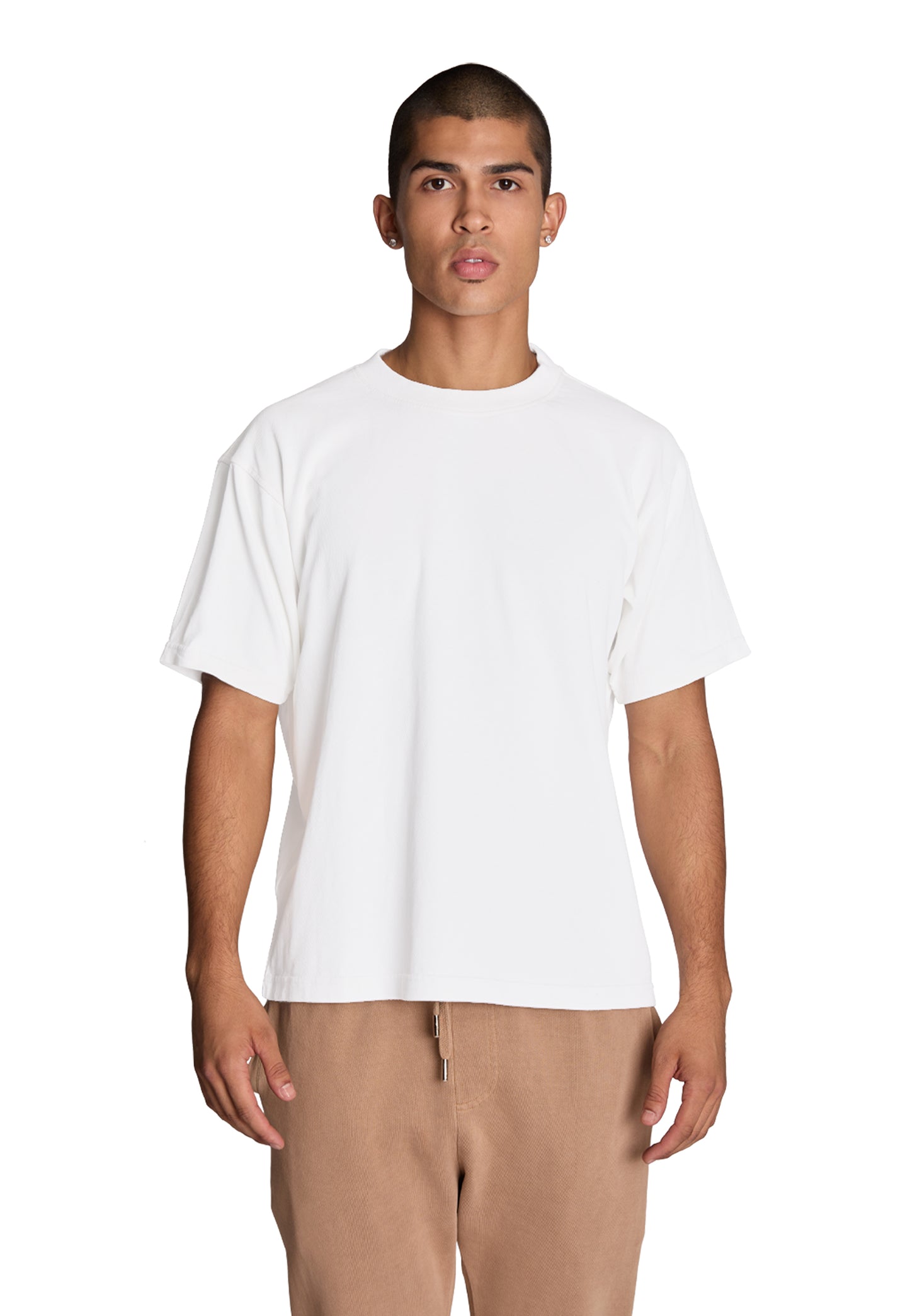 Drop Shoulder Oversized T-Shirt - White