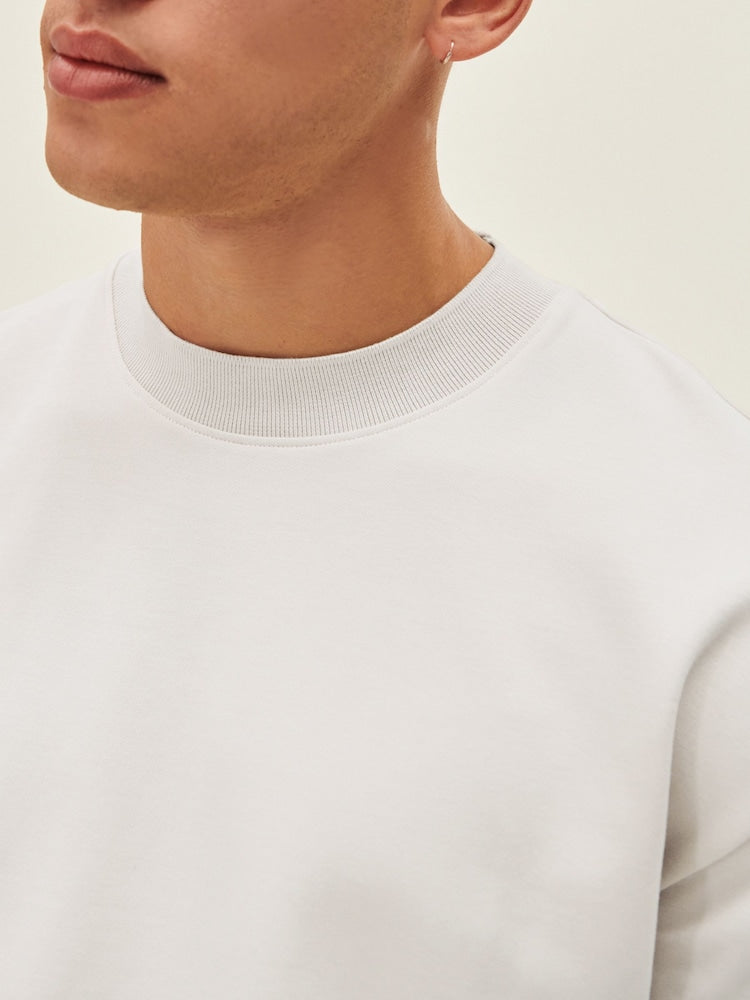 Drop Shoulder Oversized T-Shirt - White