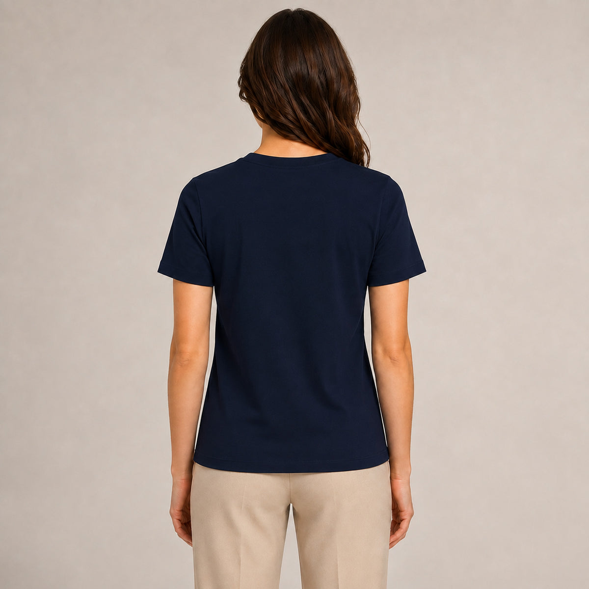 Crew Neck T-Shirt - Navy