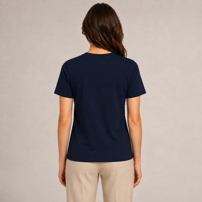 Crew Neck T-Shirt - Navy