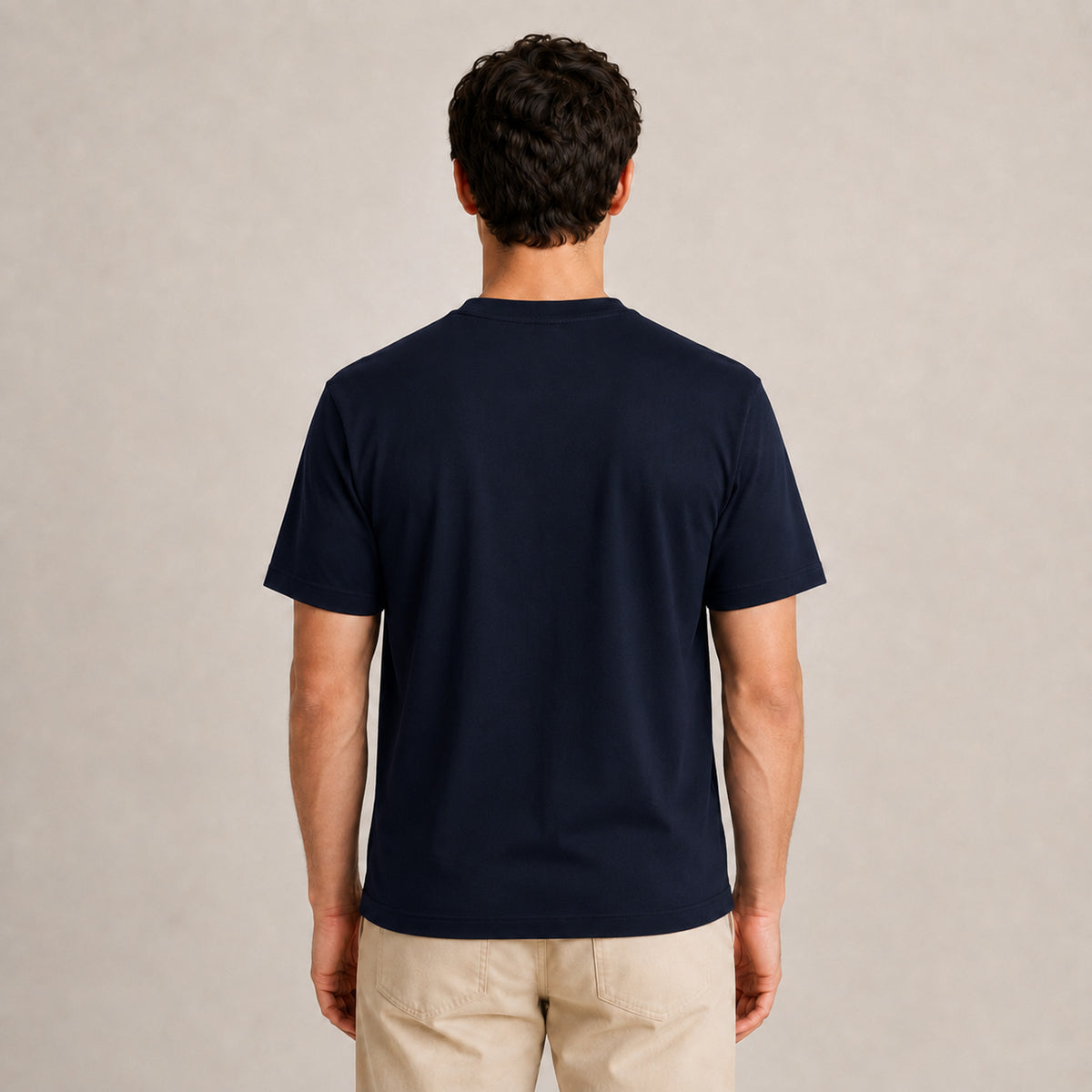 Crew Neck T-Shirt - Navy