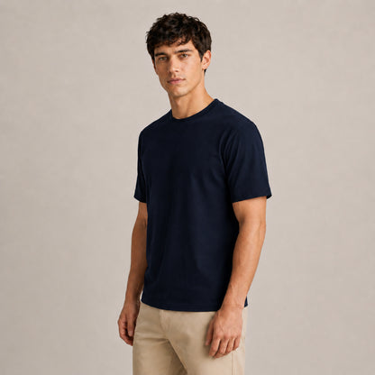 Crew Neck T-Shirt - Navy