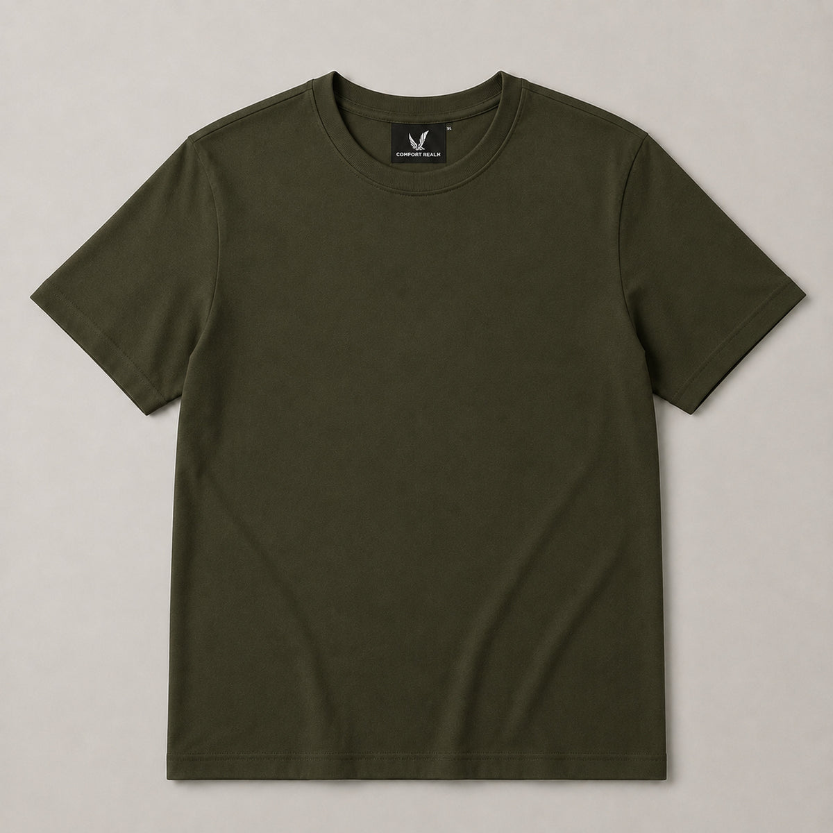 Crew Neck T-Shirt - Olive
