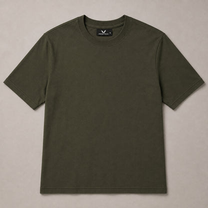 Crew Neck T-Shirt - Olive