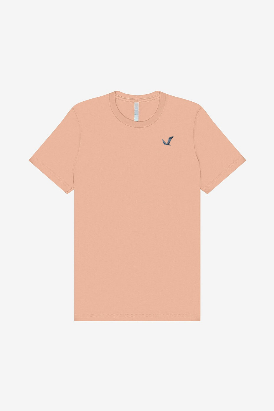 Crew Neck T-Shirt - Peach