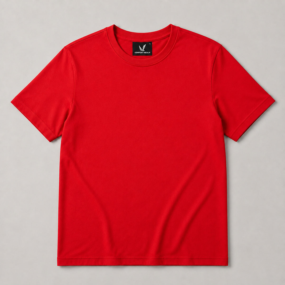 Crew Neck T-Shirt - Red