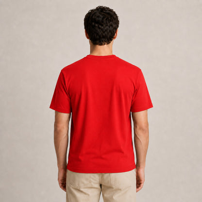 Crew Neck T-Shirt - Red