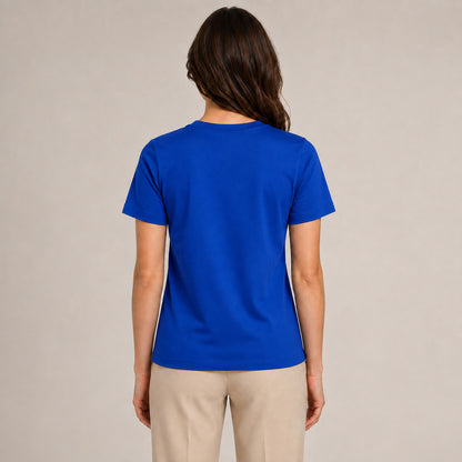 Crew Neck T-Shirt - Royal