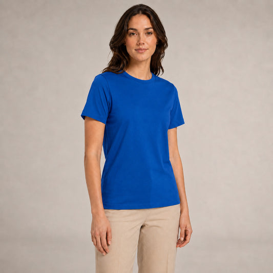 Crew Neck T-Shirt - Royal