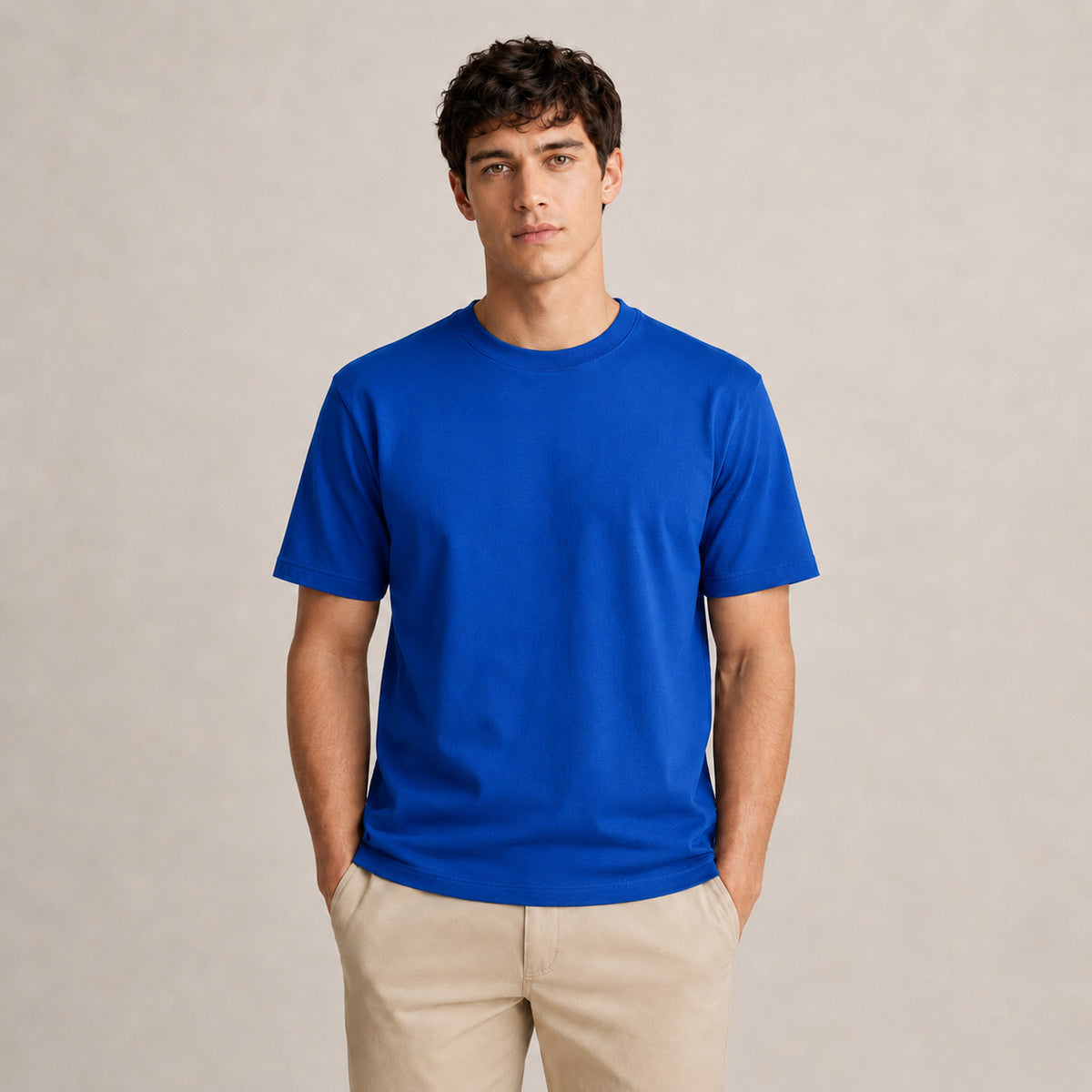 Crew Neck T-Shirt - Royal