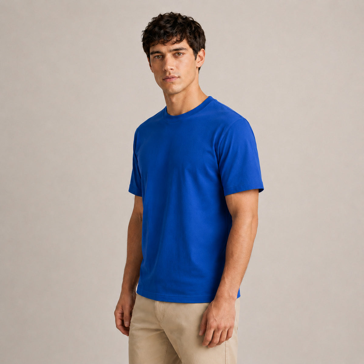 Crew Neck T-Shirt - Royal