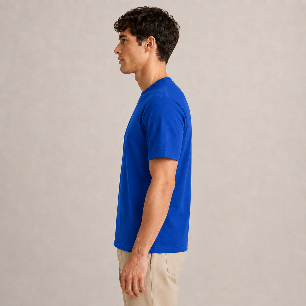 Crew Neck T-Shirt - Royal